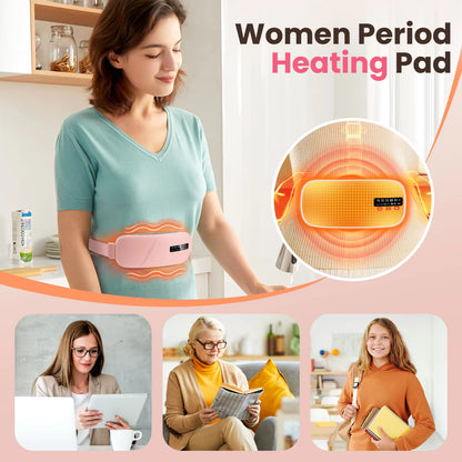 Portable Menstrual Heating Pad with Vibrating Massager
