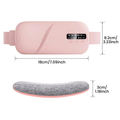 Portable Menstrual Heating Pad with Vibrating Massager